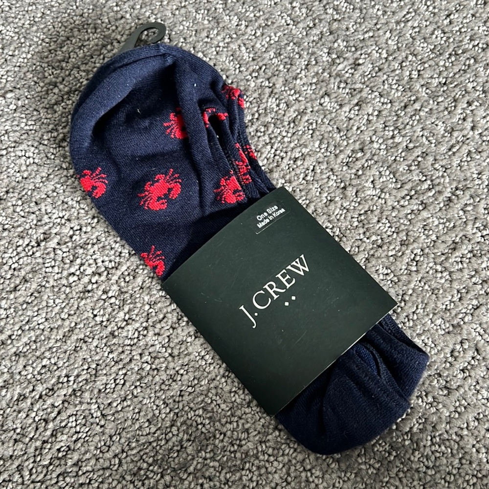 J.Crew No Show Crab Socks